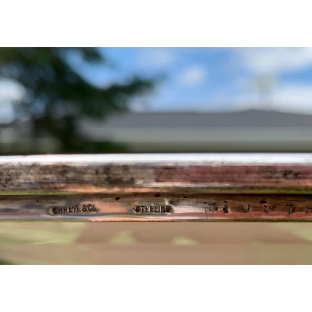 Mid 20th Century Shreve & Co San Francisco Sterling Rimmed Spode ‘India Tree’ China Charger Plate For Sale - Image 5 of 8