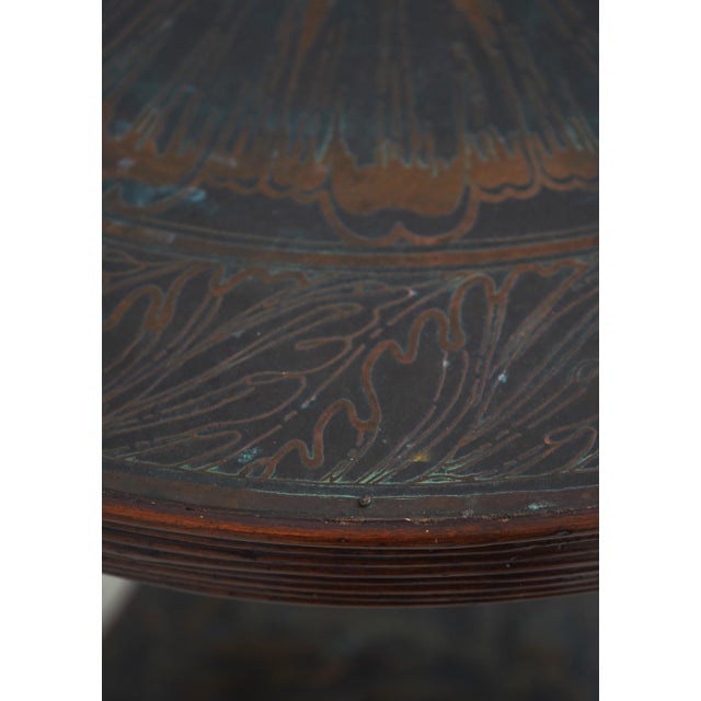 Maitland - Smith Maitland Smith Neoclassical Round Bronze Surface Table For Sale - Image 4 of 13