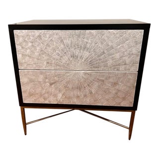 Contemporary Bernhardt Capiz Shell Hallway Cabinet/Nightstand For Sale