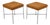 Paul McCobb Style Ultrasuede Stools by Shelby Williams (Pair) For Sale