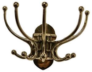 Art Deco Style French Chrome Coat Rack, 1960s