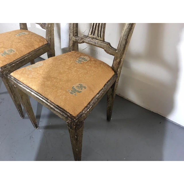 19th Century Italian Accent Chairs Set of 2 For Sale - Image 4 of 6