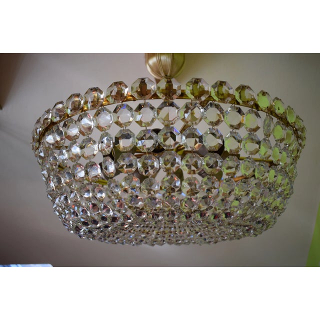 Crystal Chandelier from Lobmeyr, 1950s, in None conditions. Designed 1950 to 1959 Up to 250V (Europe/UK Standard).The...