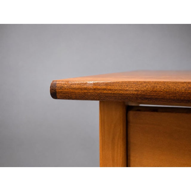 Mid-Century Modern Scandinavian Teak Dining Table For Sale - Image 3 of 7