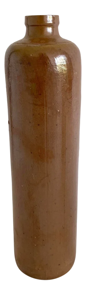 Antique French Glazed Stoneware Bottle