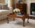 I wonderful wooden tray table from England circa 1940s. The claw foot cabriole legs make this English built table stand...