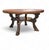 Mid-Century Coffee Table in Wood and Cognac Leather For Sale - Image 4 of 8