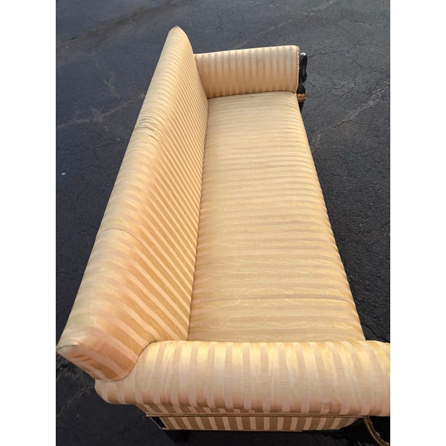Victorian 1930s Victorian Carved Swan Sofa For Sale - Image 3 of 11