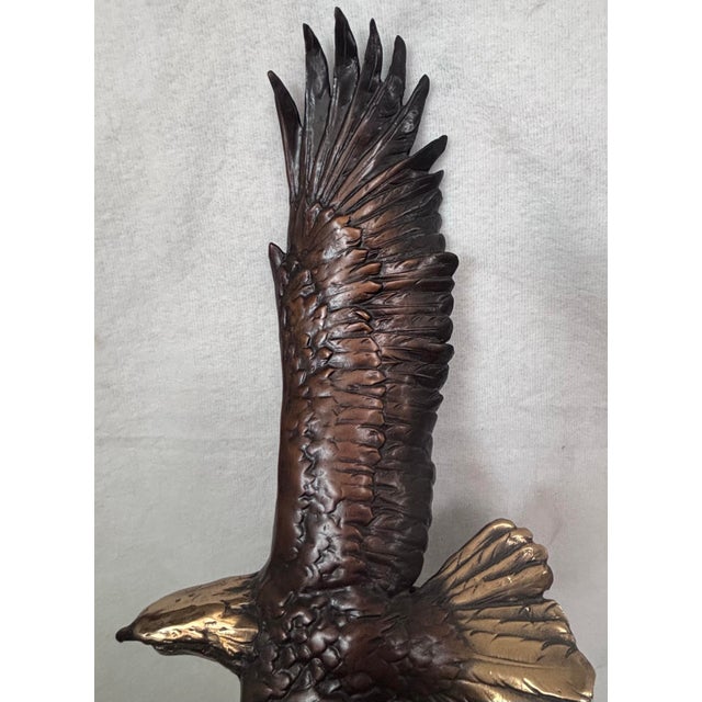 Bronze Eagle Statue "Above the Rest" by Stephen Lablanc For Sale - Image 6 of 12