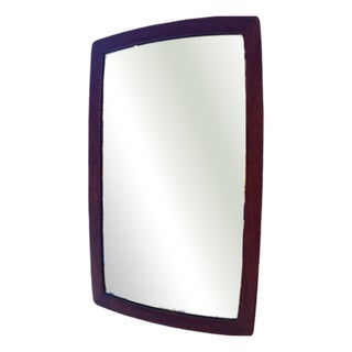 Vintage Danish Teak Mirror, 1960 For Sale