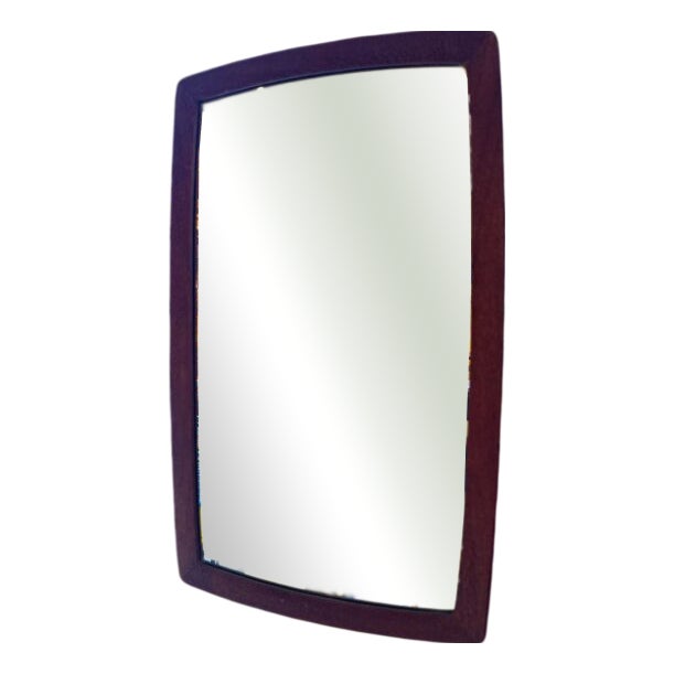 Vintage Danish Teak Mirror, 1960 For Sale