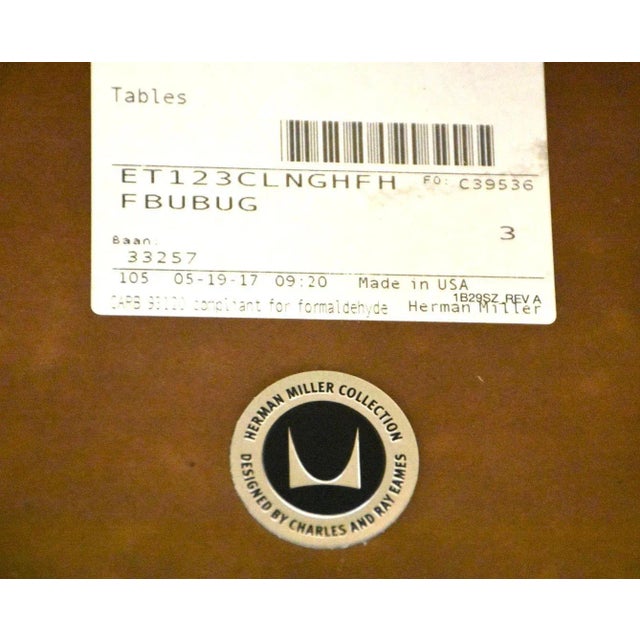 Lights Eames for Herman Miller 48” Round Dining Table For Sale - Image 7 of 7