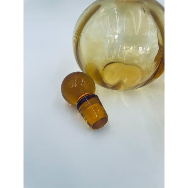Art Deco Glass Liqueur Set, 1955, Set of 7 For Sale - Image 4 of 8