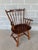 Description: Hunt Country Furniture Oak & Pine Dining Captains Chairs - A Pair. In Good Vintage Furniture Condition....