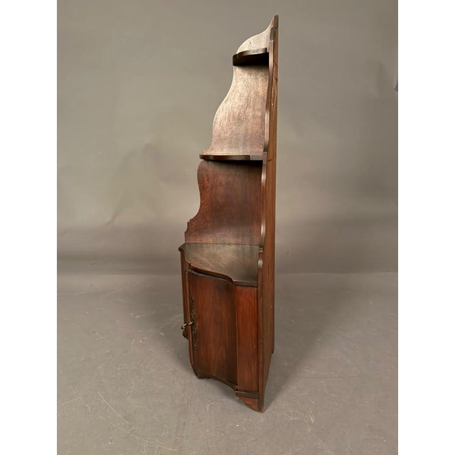 Mid 19th Century 19th Century French Walnut Corner Cupboard, Circa 1850 For Sale - Image 5 of 16
