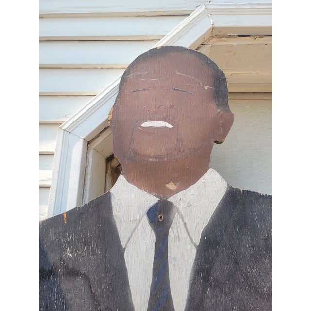 Wood Vintage 1960's 7-Foot Tall Hand Painted Plywood Cutouts - Ike & Tina Turner Revue For Sale - Image 7 of 18