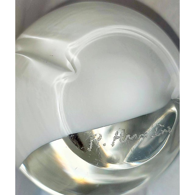 1970s 1970s Blown Glass Penguin Paper Weight Scuplture by Anatra For Sale - Image 5 of 5