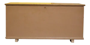 Primitive Blanket Trunk, 6 Board Antique