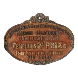 1953 French Agricultural Trophy For Sale