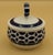 Ceramic Mid 20th Century Sargadelos O Castro Geometric Creamer and Lidded Sugar Bowl, Cobalt Blue Porcelain For Sale - Image 7 of 9