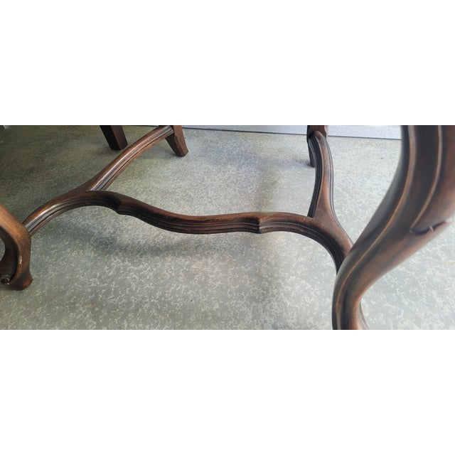 French Empire 1950s Writing Desk With Winged Swan Legs For Sale - Image 9 of 12