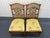 Late 20th Century Late 20th Century Pair of Rattan Chippendale-Style Dining Chairs With Fretwork Backs For Sale - Image 5 of 12