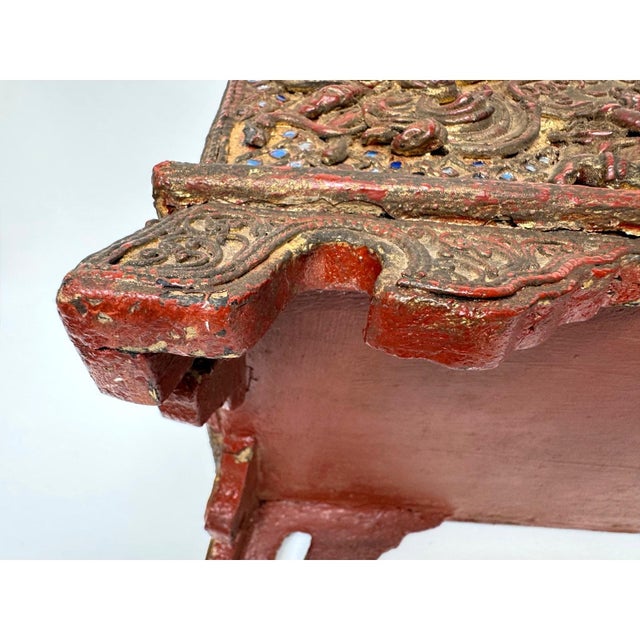 Late 19th Century Burmese Kammavaca Manuscript Chest - 14.5 In For Sale - Image 14 of 17