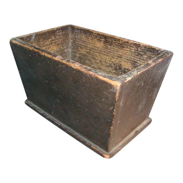 19th Century American Paint Decorated Box or Caddy For Sale