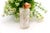Perfume Bottle in Cut Glass with Gold Cap For Sale - Image 4 of 6