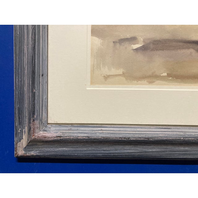 Gustave Guétant, Landscape, Watercolor, Framed For Sale - Image 4 of 14