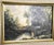 Wood Mid 20th Century Original Signed Impressionist Oil Landscape For Sale - Image 7 of 7