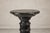 Vintage Black Marble Column Pedestal with White Veining and Stepped Base For Sale - Image 12 of 12