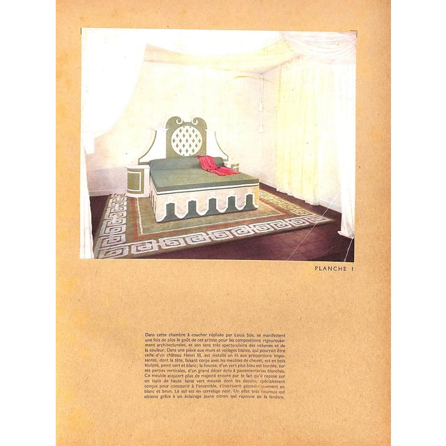 Paper "Meubles Ensembles Decors" 1945 Dufet, Michel For Sale - Image 7 of 12