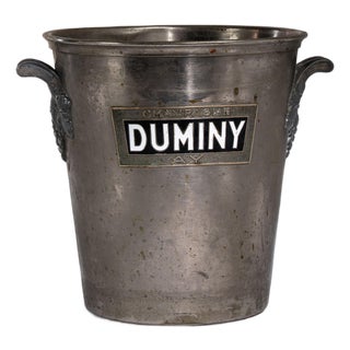 Mid 20th Century France Silver Ice Bucket For Sale