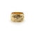 Late 19th Century Victorian 14k Gold Hand-Engraved Celestial Themed Band or Ring With Diamonds, Size 6 For Sale - Image 4 of 9