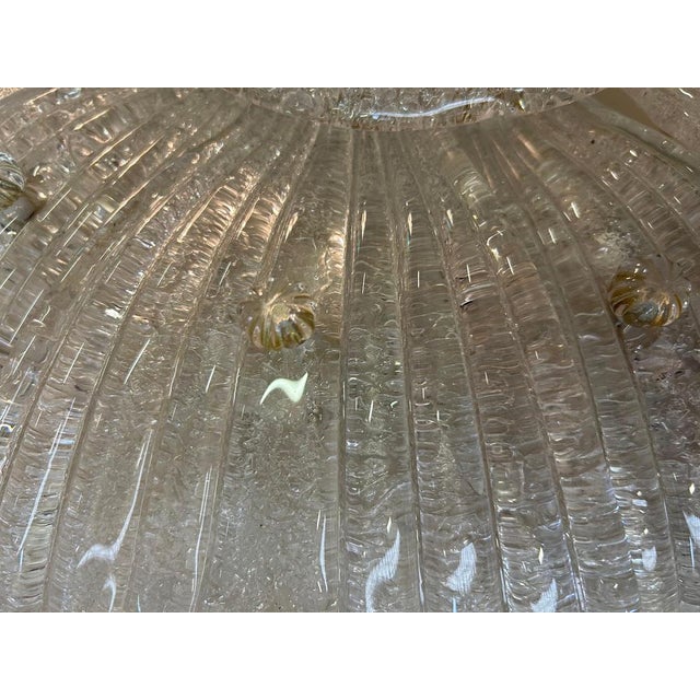Snow Fairy Murano Glass Ceiling Light, 1980s For Sale - Image 4 of 18