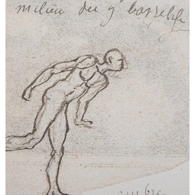 After Auguste Rodin, Démon et ombre, 19th Century, Engraving For Sale - Image 4 of 8