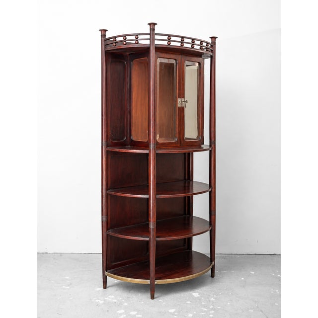 Secessionist Salon Cabinet with Display Section by Prof. Josef Hoffmann for Jacob & Josef Kohn, Vienna, 1904 For Sale - Image 3 of 10
