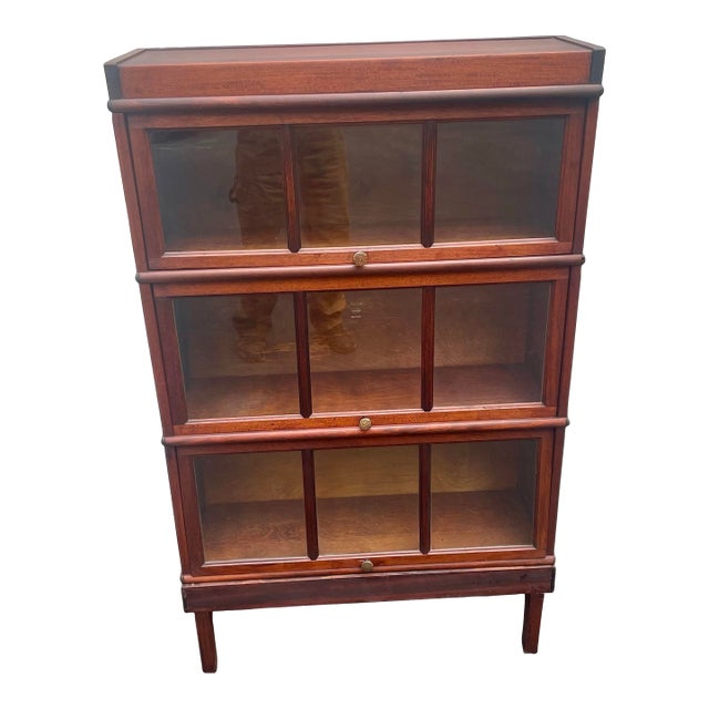 Antique Macey Arts and Crafts Barrister Bookcase For Sale