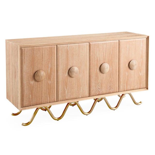 Mid-Century Modern Jonathan Adler Brussels Buffet For Sale - Image 3 of 9