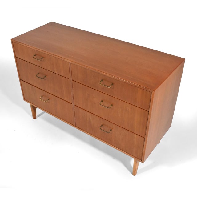 Wood Torben Strandgaard Danish Teak Dressers (Pair) For Sale - Image 7 of 8