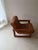 Brown Vintage Lounge Chair in Teak and Leather, 1960s For Sale - Image 8 of 13