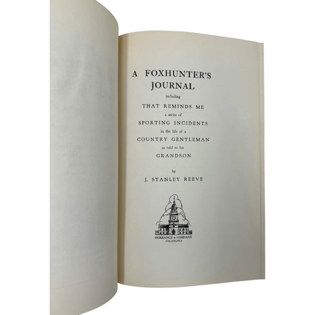 Red A Foxhunter's Journal J Stanley Reeve 1952 Limited Edition For Sale - Image 8 of 13