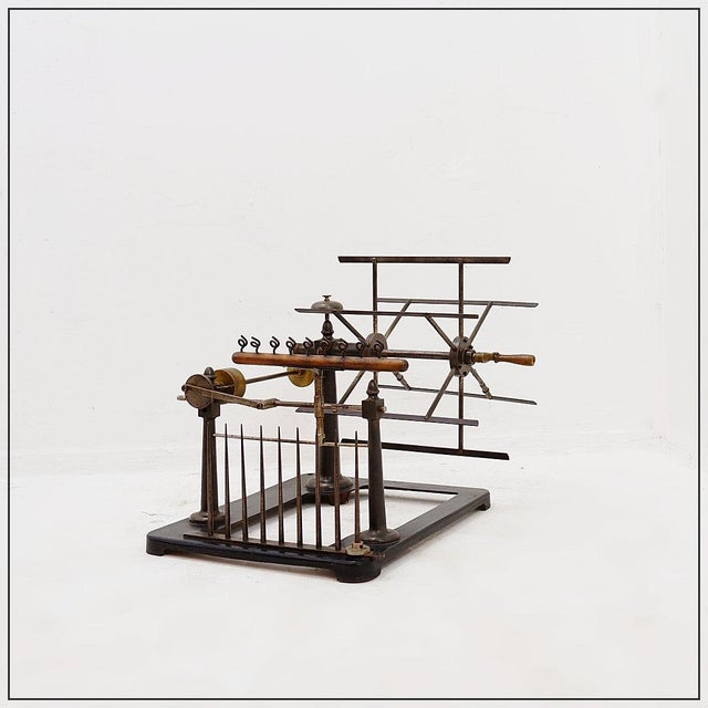 Early 20th Century Industrial Wrap Reel Machine For Sale - Image 13 of 14