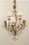 6 Light Chandelier W. Tear Drop Glass Prisms For Sale - Image 11 of 11