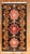 Colorful late 20th century Tibetan rug with a lovely floral design Measures: 2'11'' x 5'9".