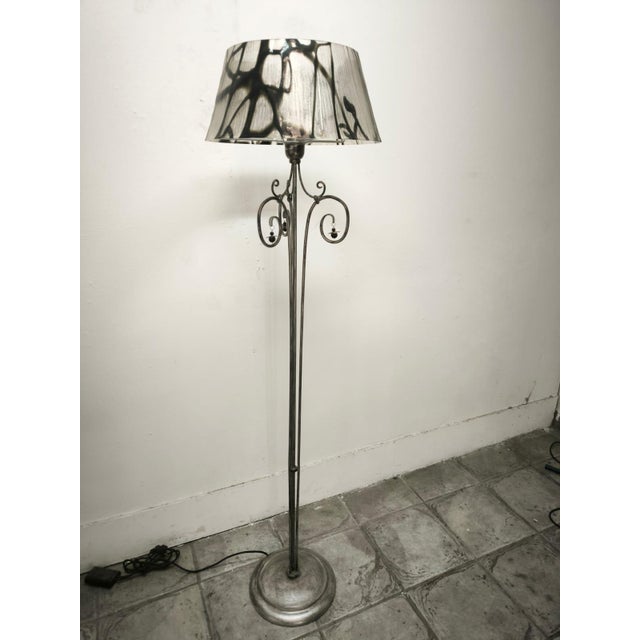 Floor Lamp with Murano Glass, 1980s For Sale - Image 9 of 15