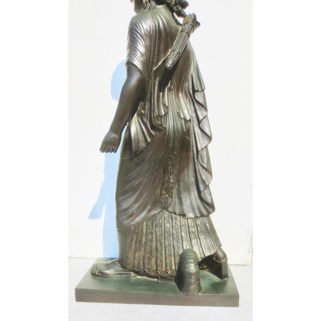 Bronze Diana Arcaizante Grand Tour Bronze Odyssey Diana From Pompeii For Sale - Image 8 of 14