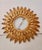Large Spanish Sunburst Flush Mount in Gilt Metal with Support, 1950 For Sale - Image 4 of 10
