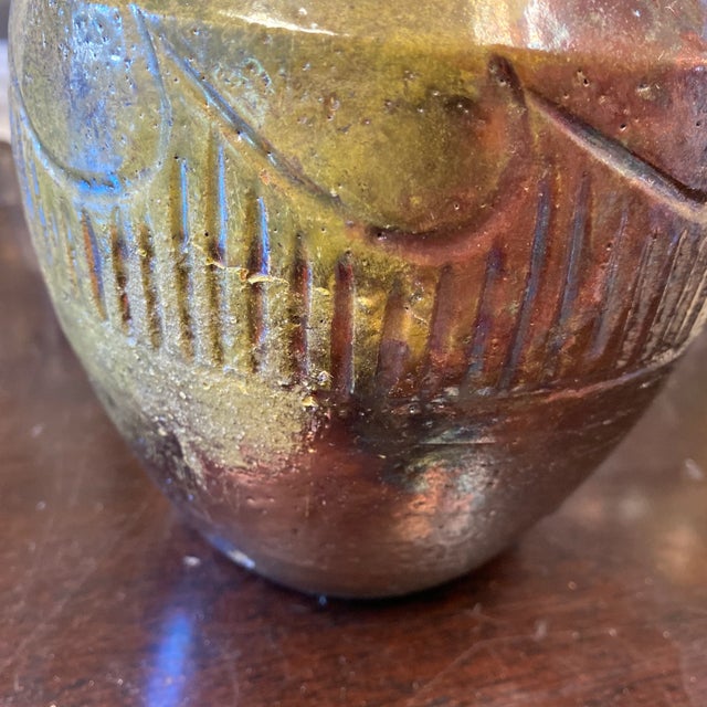 1970s 1970s African Pottery Vase For Sale - Image 5 of 9
